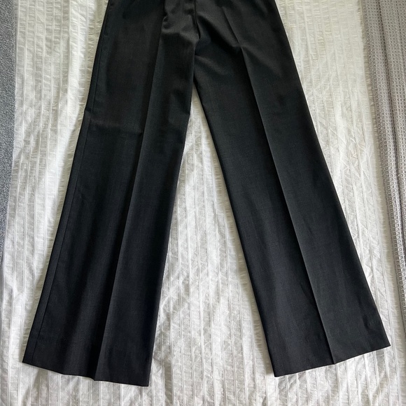 BOSS HUGO BOSS Tusana Charcoal Grey Dress Pants Size 2 - Picture 2 of 6
